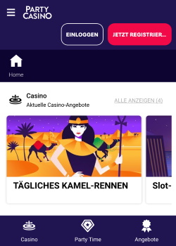 Party Casino mobile App