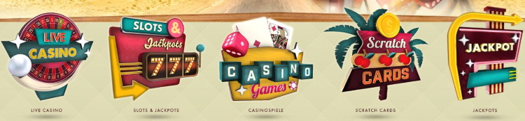 777Casino Spiele Rubriken