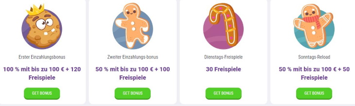 Cookie Casino Aktionen