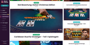 Boom Casino Vorschau Expertenbereich