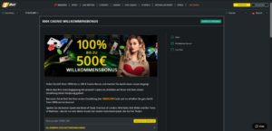 1Bet Casino Vorschau Startseite