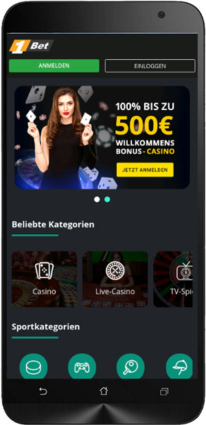 1Bet mobile Casino