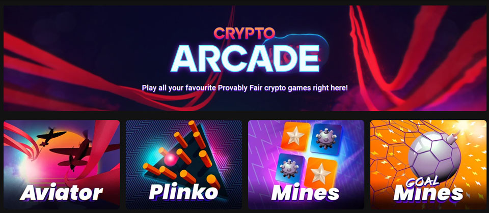 Crypto Arcade Cloudbet Vorschau