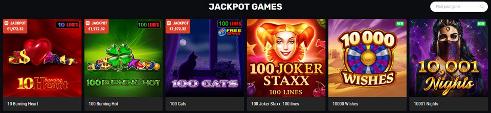 Betamo Jackpot Games