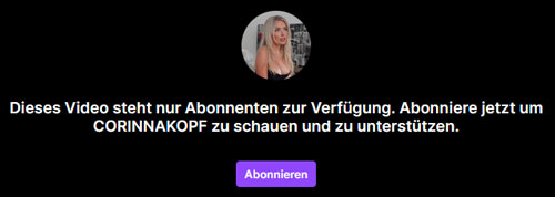 Corinna Kopf Twitch Abo