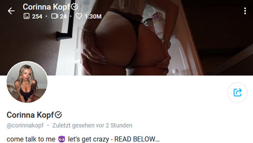 Corinna Kopf Onlyfans