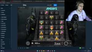 xQc spielt Hand of Anubis im Stake Casino