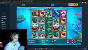 xQc spielt Razor Shark im Stake Casino