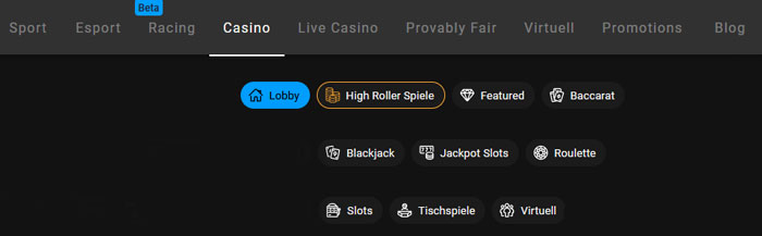 Cloudbet Spiele