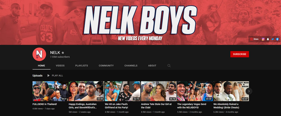 Nelk Youtube