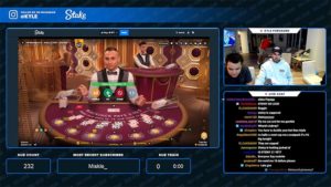 Kyle Forgeard spielt im Stake Casino Blackjack