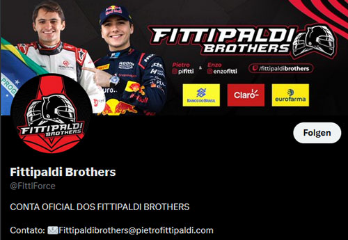 Fittipaldi Brothers Twitter Account