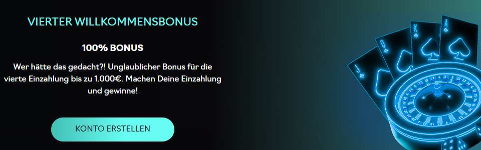 Oshi Casino vierter Willkommensbonus