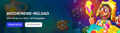 Woo Casino Wochenend-Reload-Bonus